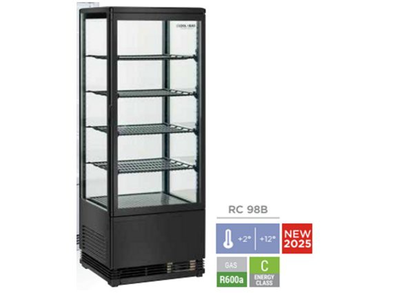 Vetrina refrigerata RC 98B  +2/+12°